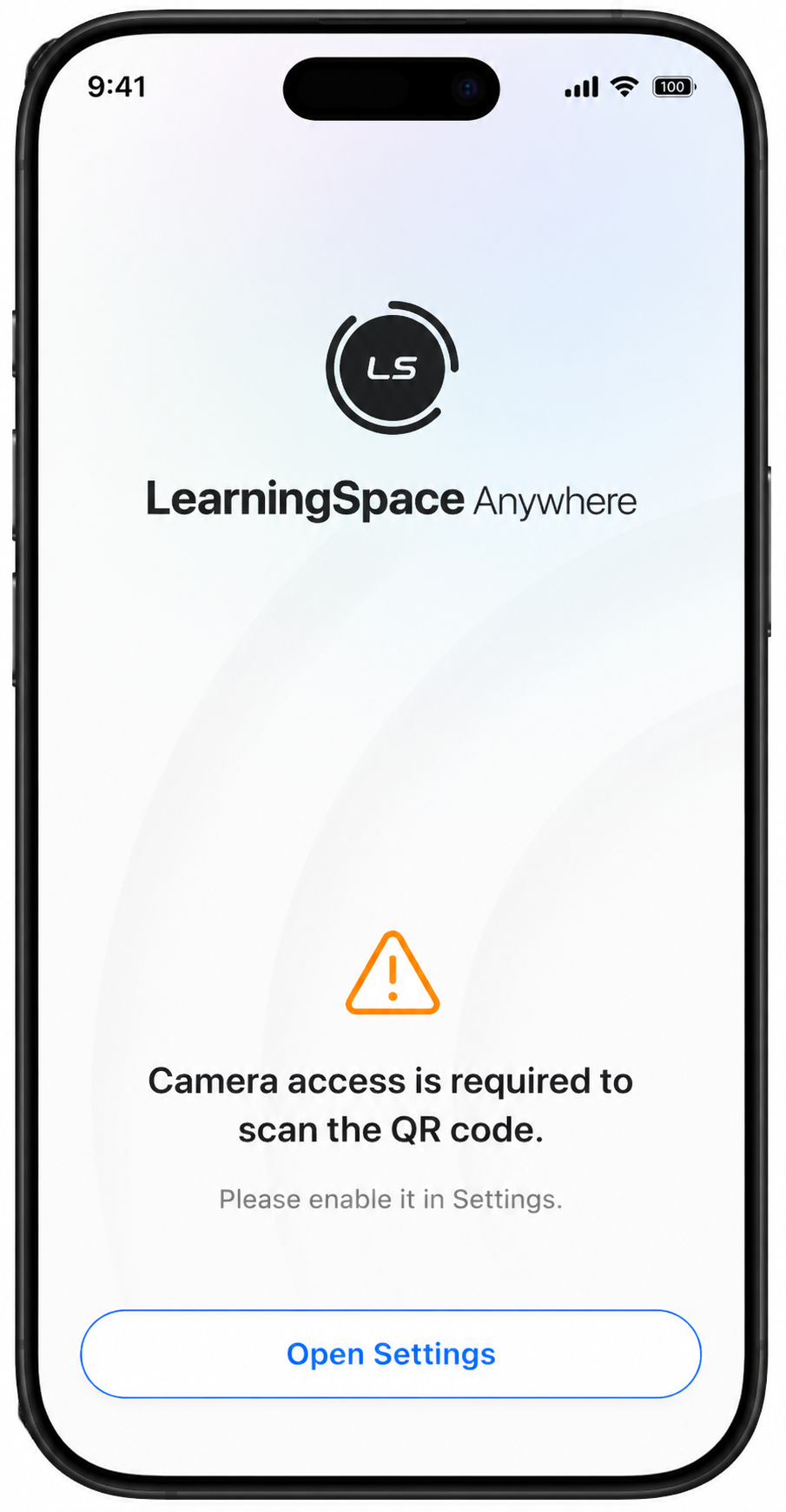 Register Your Device - LearningSpace Anywhere App