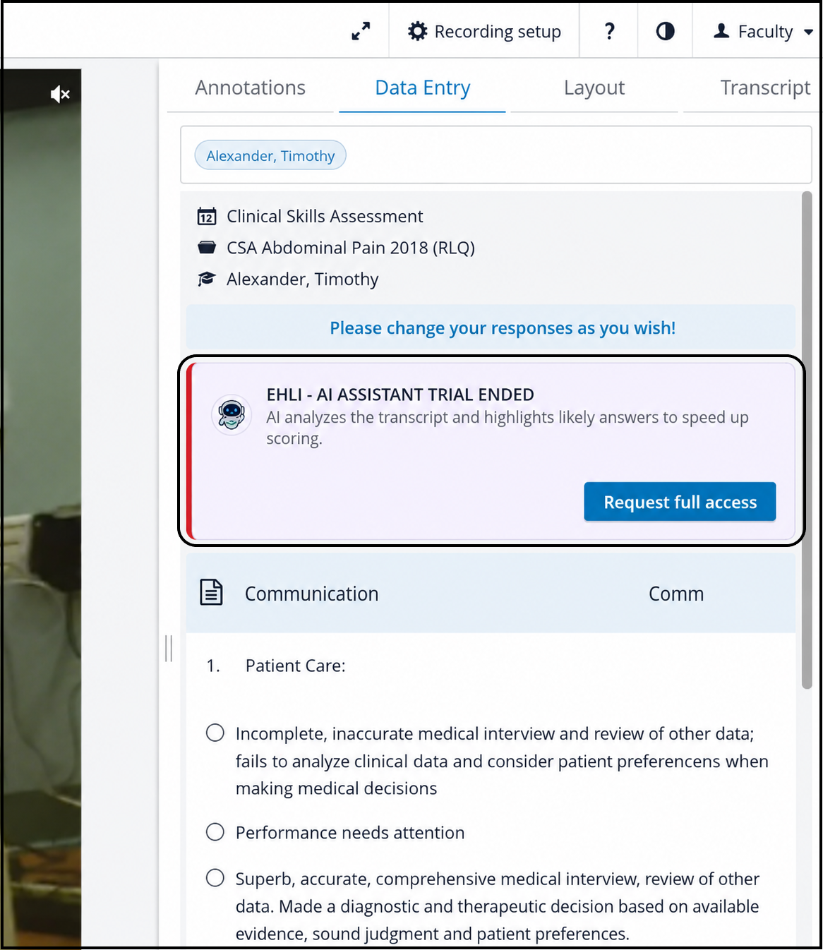 AI Assistant Trial Ended - Request Full Access