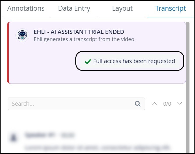 Request Confirmation
