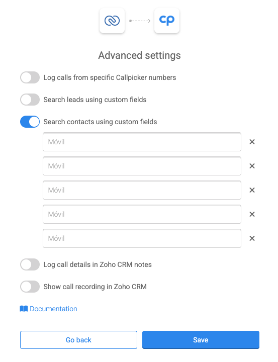 Max inputs for search contacts