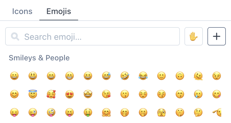Click on the plus icon to upload