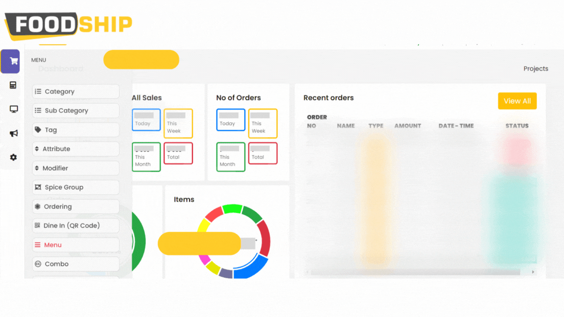 After you login in the admin panel , dashboard shall appear.