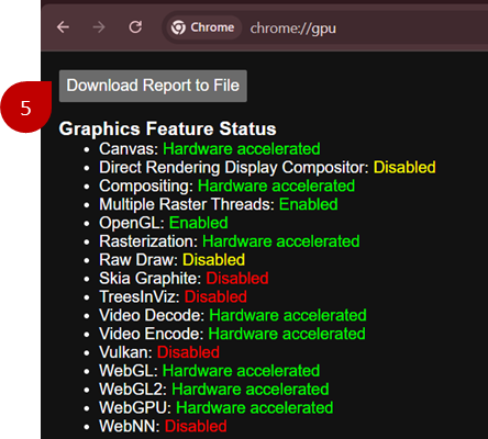 Steps on enabling hardware acceleration on Chrome