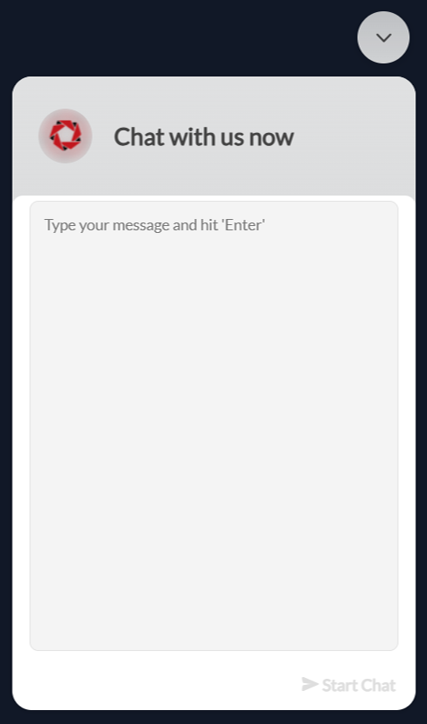 Live Chat Pop-up