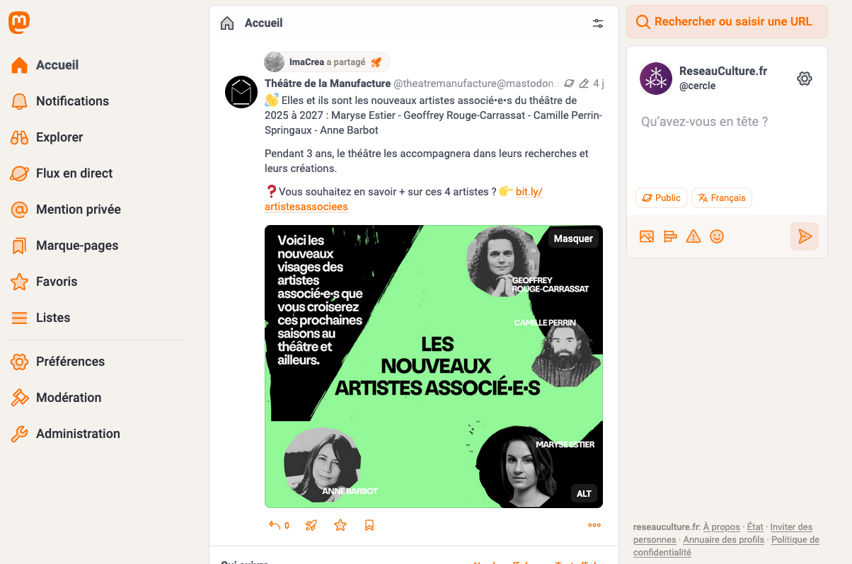 Client web par défaut de reseauCulture.fr