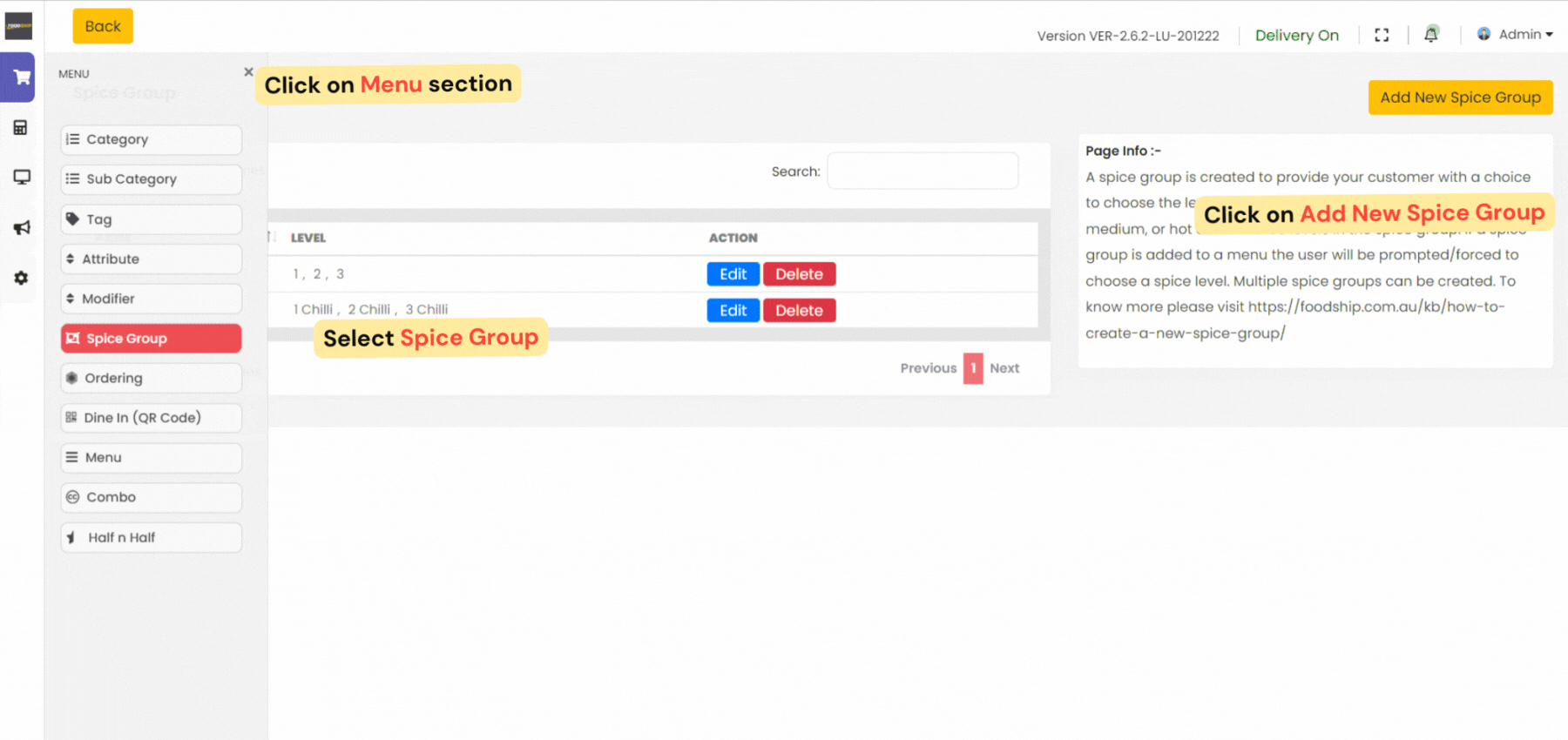 Creating Spice Group