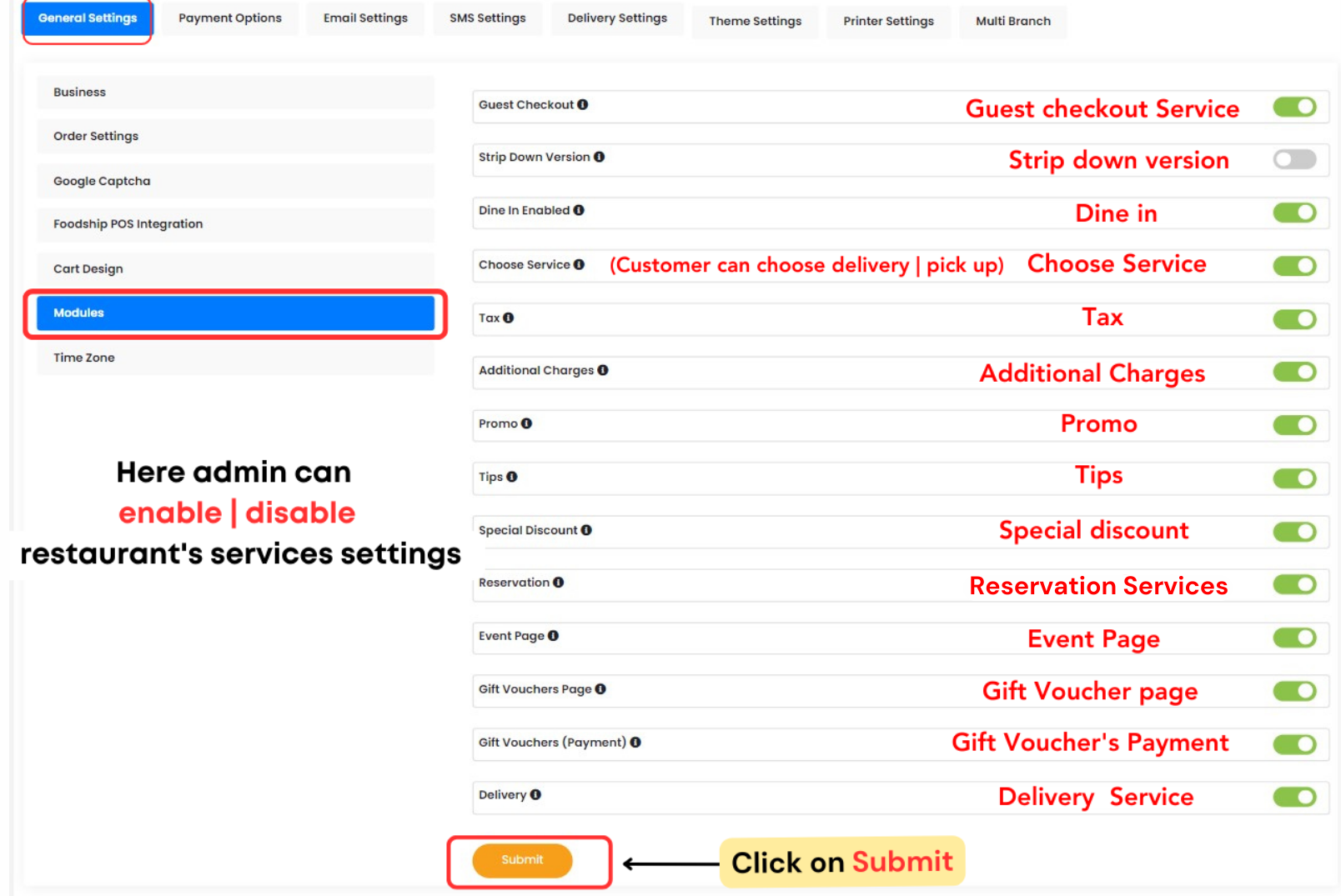 Module Settings