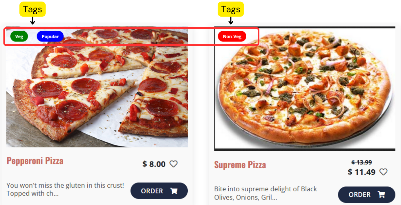 Tags in Frontend Panel