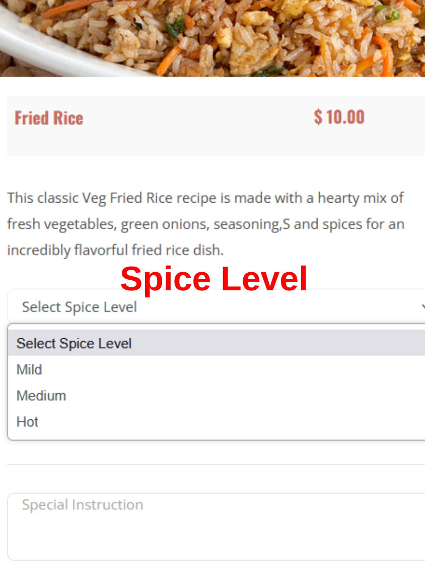 Spice Group in Frontend Panel