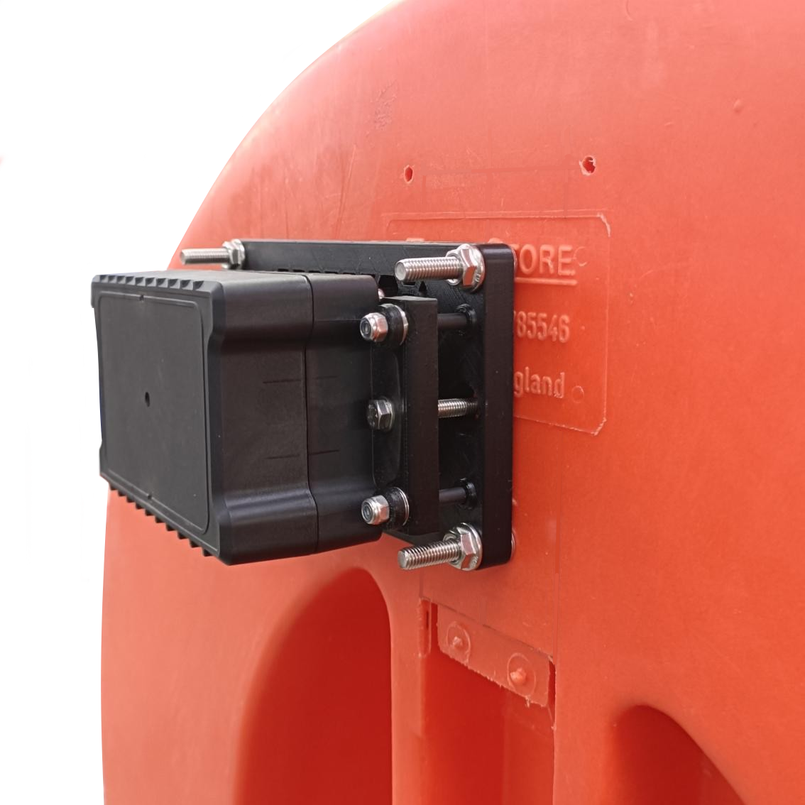 Pedal Module in the open position when the ring buoy is present