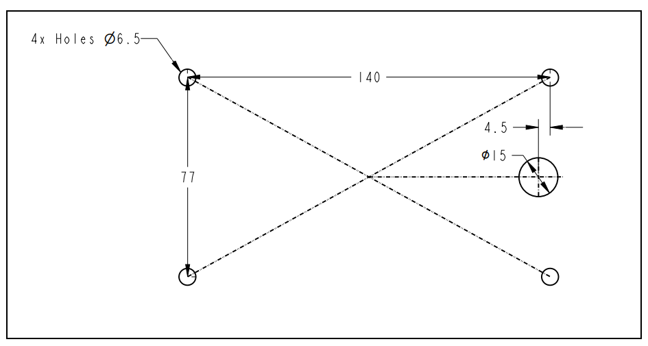 All dimensions in mm