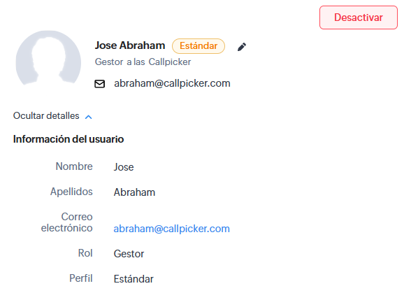 Zoho CRM user name